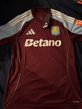 ASTON VILLA FC 25/26 HOME JERSEY Size Small